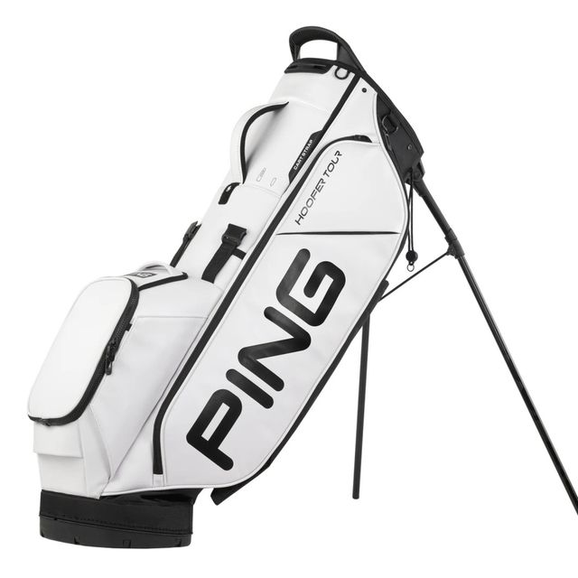 Ping Hoofer Tour Standbag - White/Black