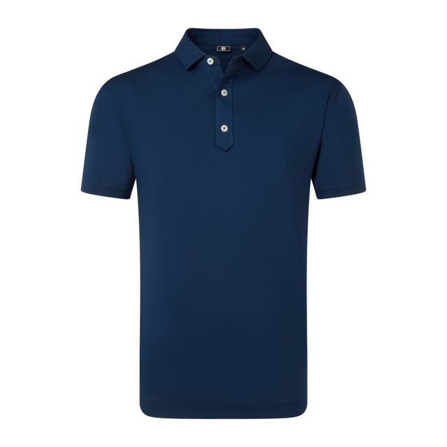 Footjoy Mens Lisle Solid Polo - Navy
