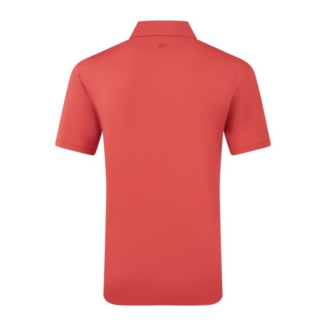 Footjoy Mens Lisle Solid Polo - Nantucket Red