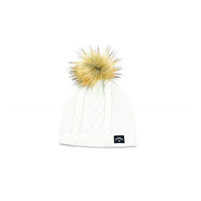 Callaway Womens Pom Pom Beanie 2019 - Cream