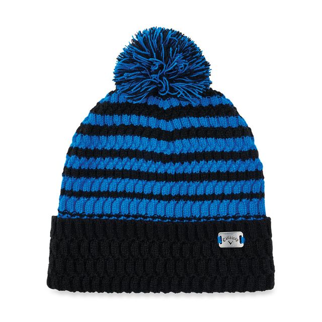 Callaway Pom Pom Beanie - Black/Royal