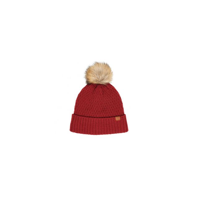 Callaway Womens Pom Pom Beanie - Dark Red