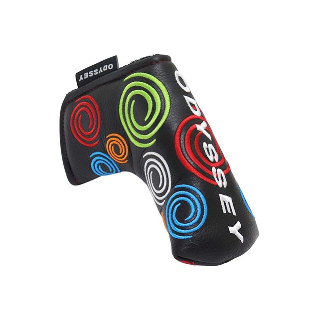 Odyssey Limited Edition Tour Swirl Leather Blade Putter Headcover - Black