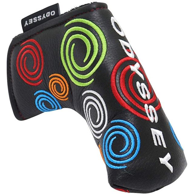 Odyssey Limited Edition Tour Swirl Leather Blade Putter Headcover - Black