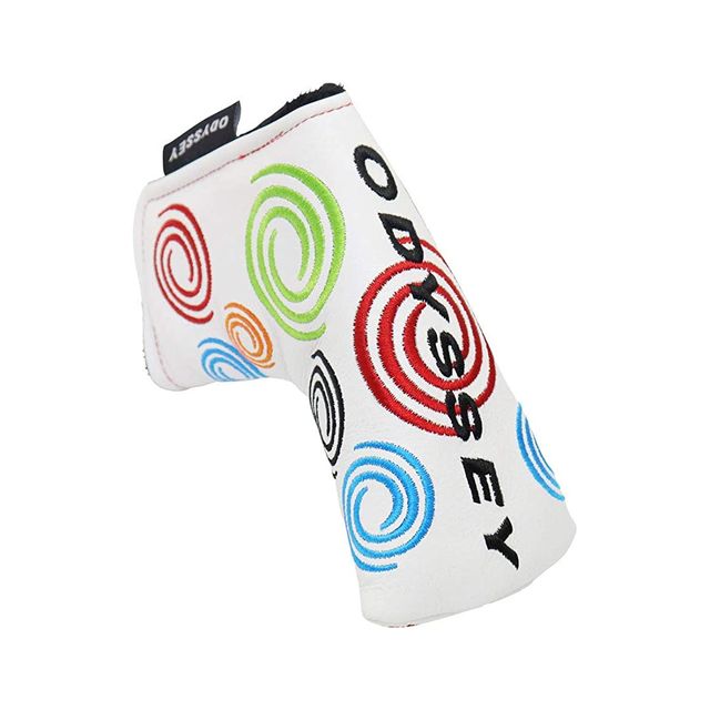 Odyssey Limited Edition Tour Swirl Leather Blade Putter Headcover - White
