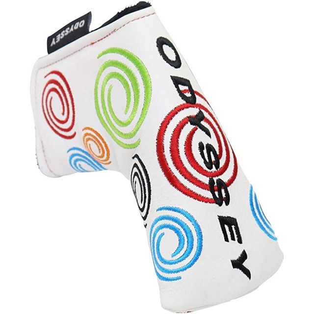 Odyssey Limited Edition Tour Swirl Leather Blade Putter Headcover - White