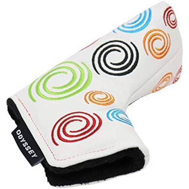 Odyssey Limited Edition Tour Swirl Leather Blade Putter Headcover - White