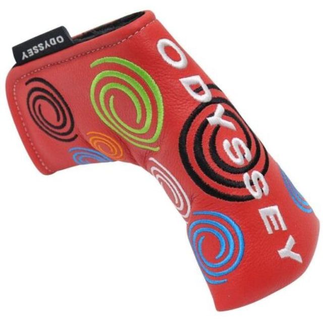 Odyssey Limited Edition Tour Swirl Leather Blade Putter Headcover - Red