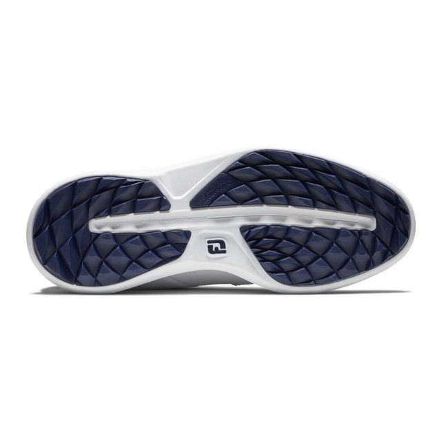 Footjoy Mens Traditions Spikeless Blucher - White/Navy