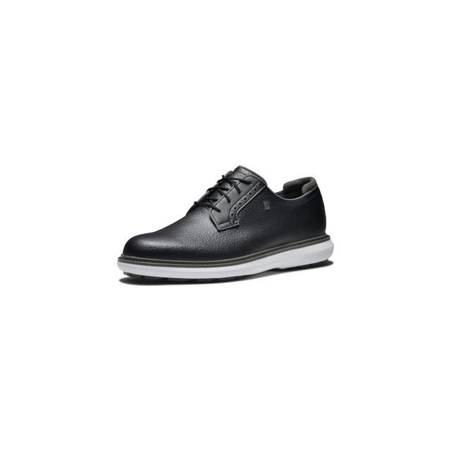 Footjoy Mens Traditions Spikeless Blucher - Black/Grey/White