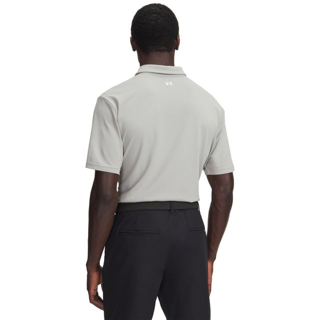 Under Armour Mens T2G Pique Polo - Titanium/White