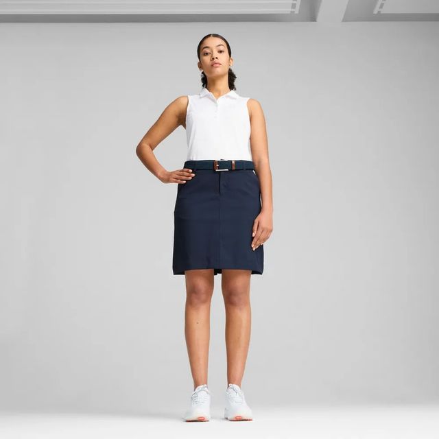 Puma Womens Jan Golf Skirt 20" - Deep Navy