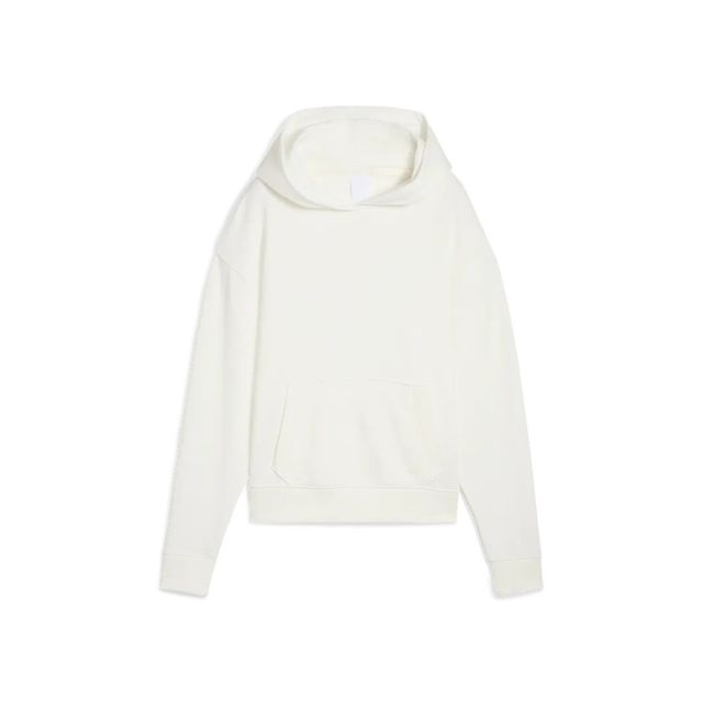 Puma Womens Cloudspun Fleece Hoodie - Warm White