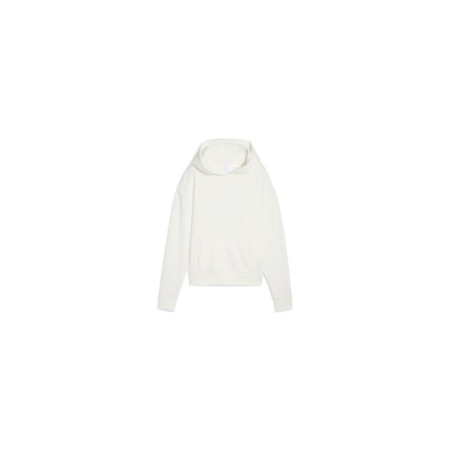 Puma Womens Cloudspun Fleece Hoodie - Warm White