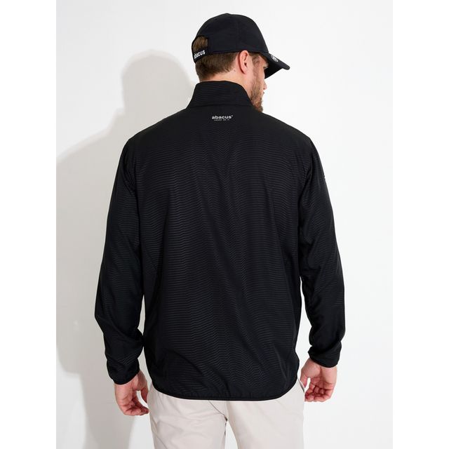 Abacus Mens Lanark Classic Stretch Wind Jacket - Black