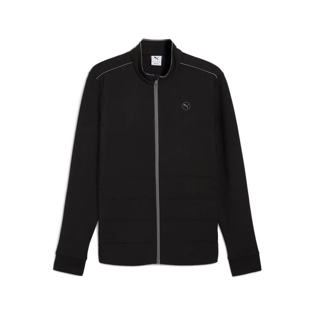 Puma Mens Cloudspun Fleece Hybrid Jacket - Black