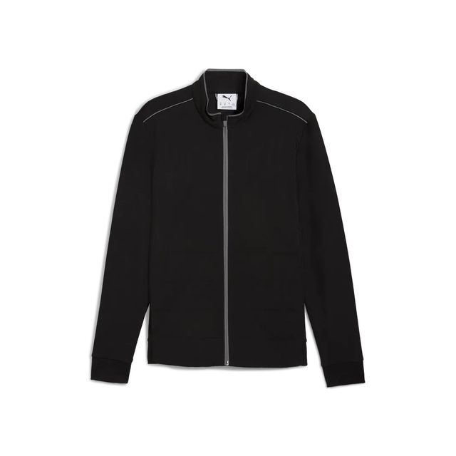 Puma Mens Cloudspun Fleece Hybrid Jacket - Black