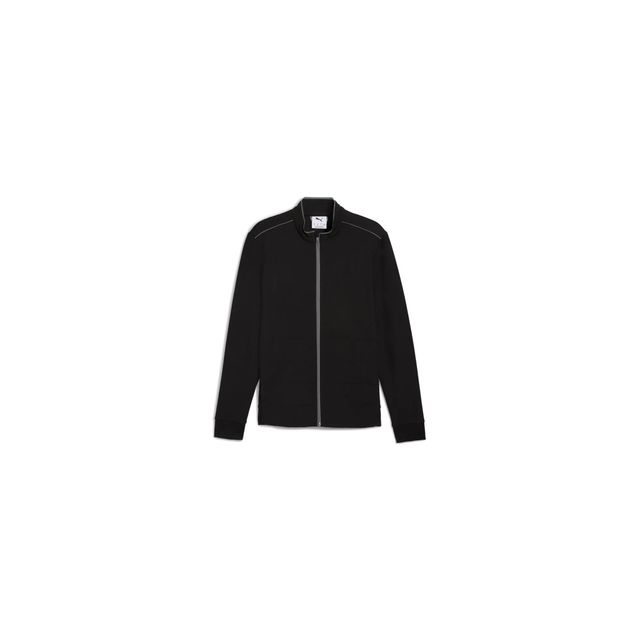 Puma Mens Cloudspun Fleece Hybrid Jacket - Black