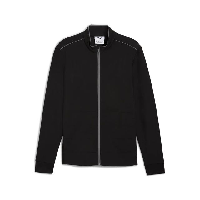 Puma Mens Cloudspun Fleece Hybrid Jacket - Black