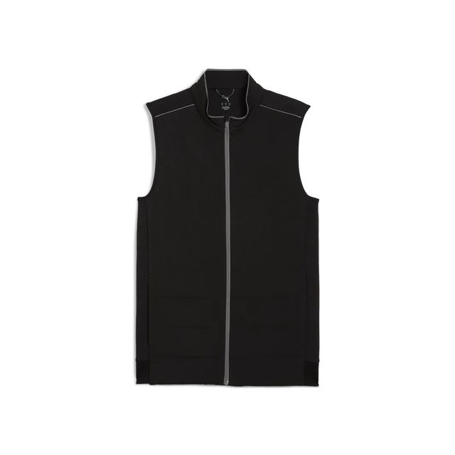 Puma Mens Cloudspun Fleece Hybrid Vest - Black