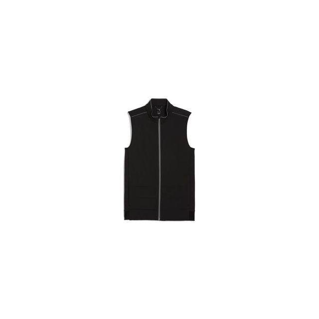 Puma Mens Cloudspun Fleece Hybrid Vest - Black