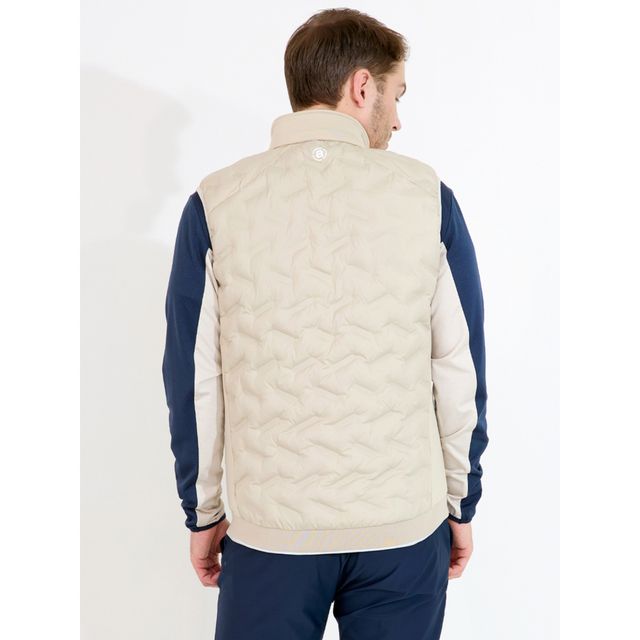 Abacus Mens Portrush Hybrid Vest - Light Sand