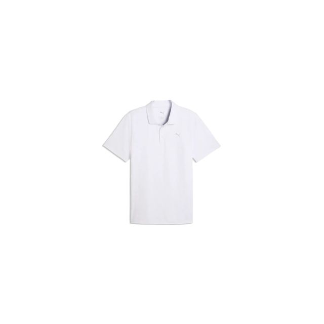 Puma Mens MATTR Deco Jacquard Polo - White Glow