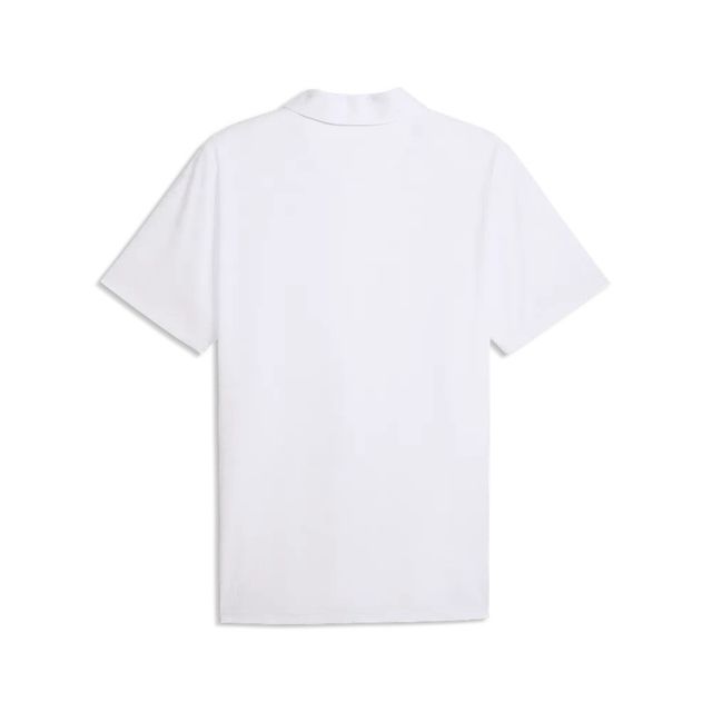 Puma Mens MATTR Deco Jacquard Polo - White Glow