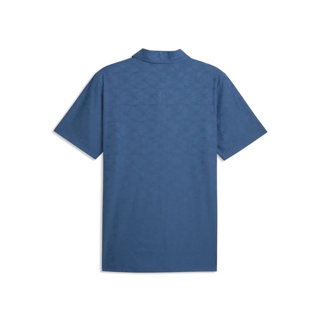 Puma Mens MATTR Deco Jacquard Polo - Dark Indigo