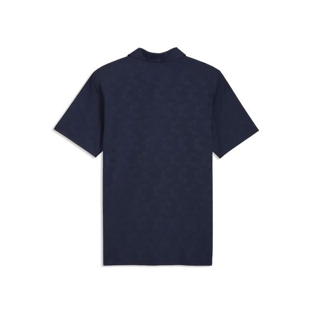 Puma Mens MATTR Deco Jacquard Polo - Deep Navy