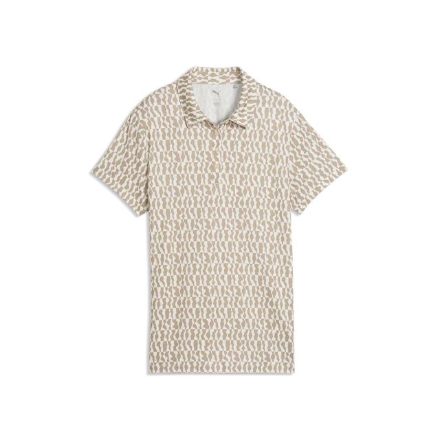 Puma Womens Cloudspun Wavey SS Polo - Ice Coffee