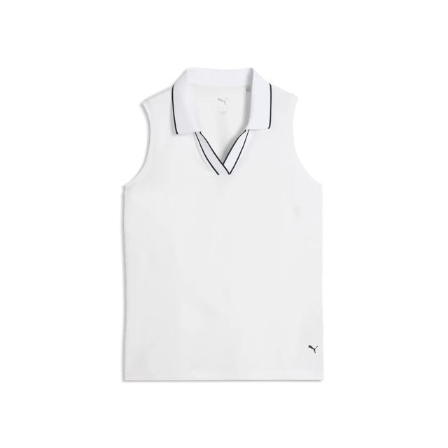 Puma Womens Cloudspun Ess SL Polo - White