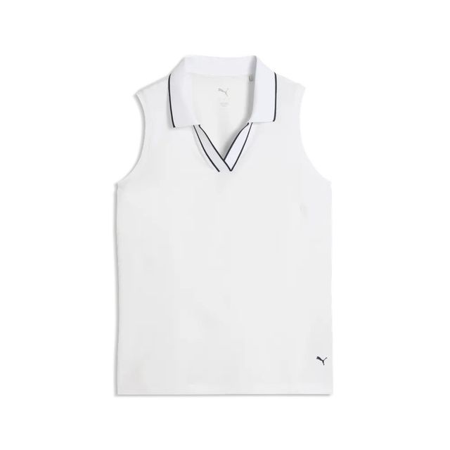 Puma Womens Cloudspun Ess SL Polo - White