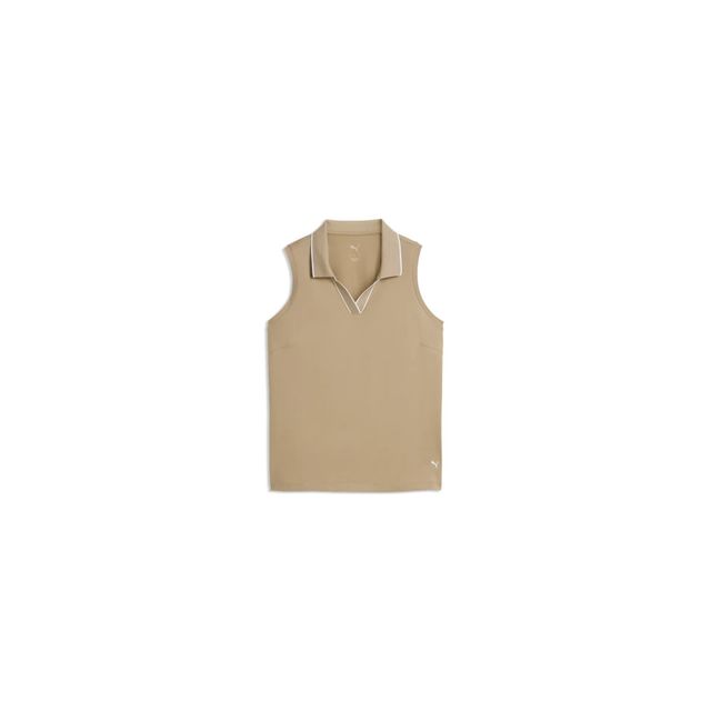 Puma Womens Cloudspun Ess SL Polo - Ice Coffee