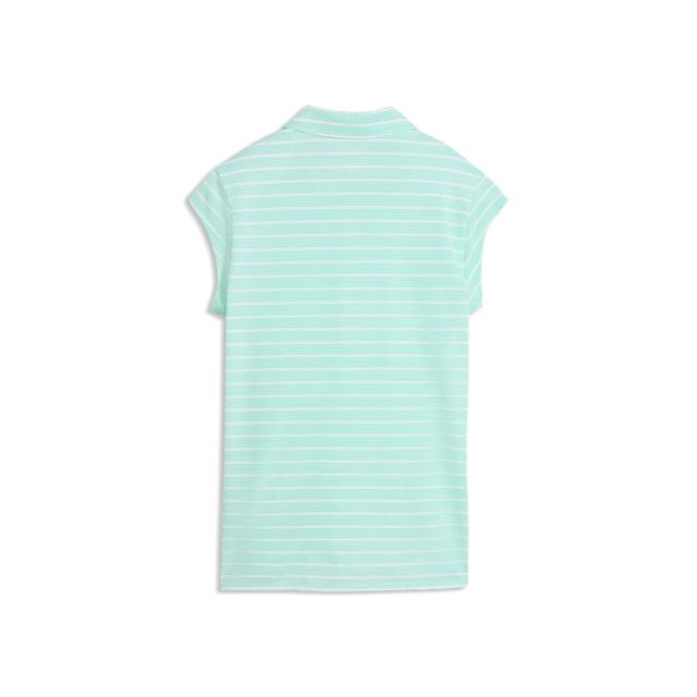 Puma Womens Pique YD Stripe Cap Sleeve - White/Mint