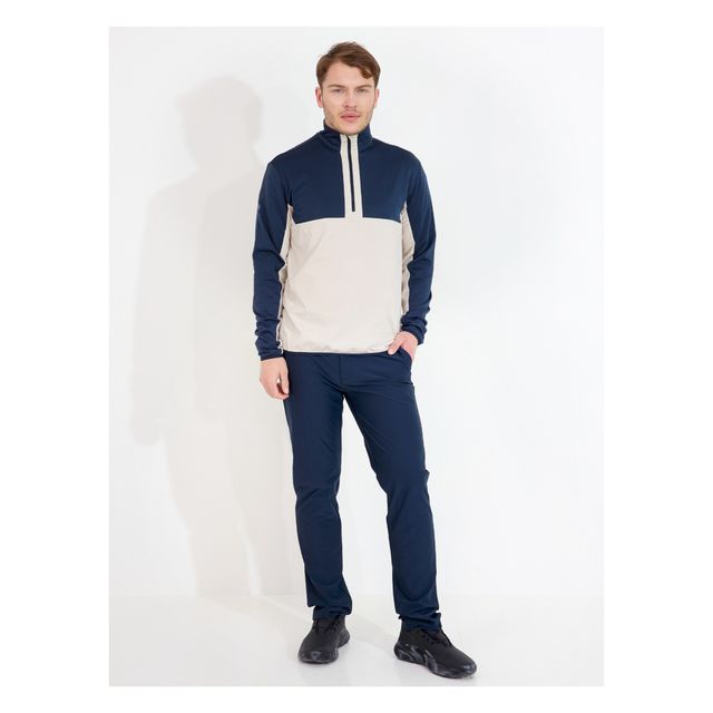 Abacus Mens Erne Midlayer - Clam Melange