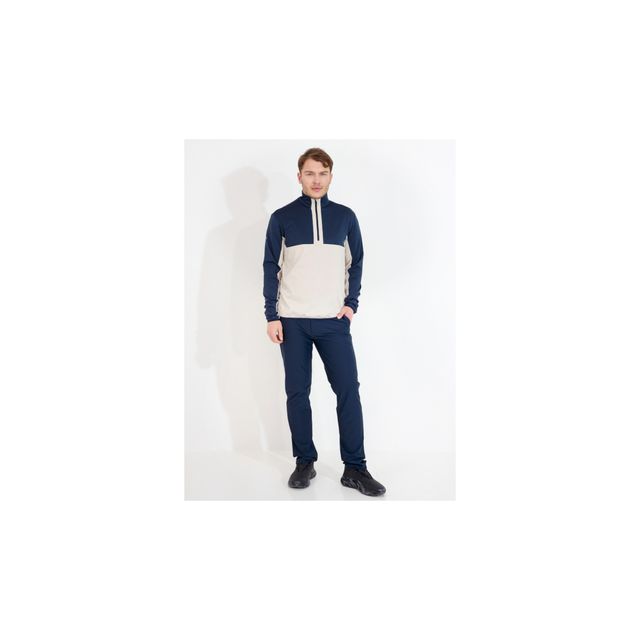 Abacus Mens Erne Midlayer - Clam Melange