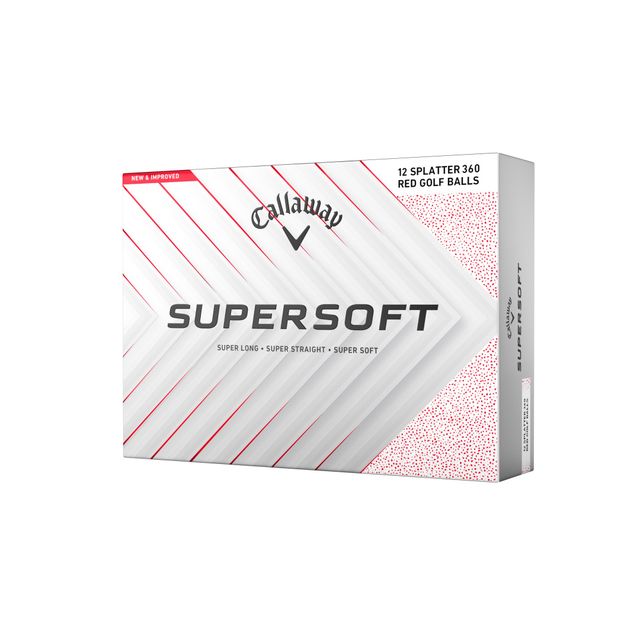 Callaway Supersoft 2025 - Red Splatter
