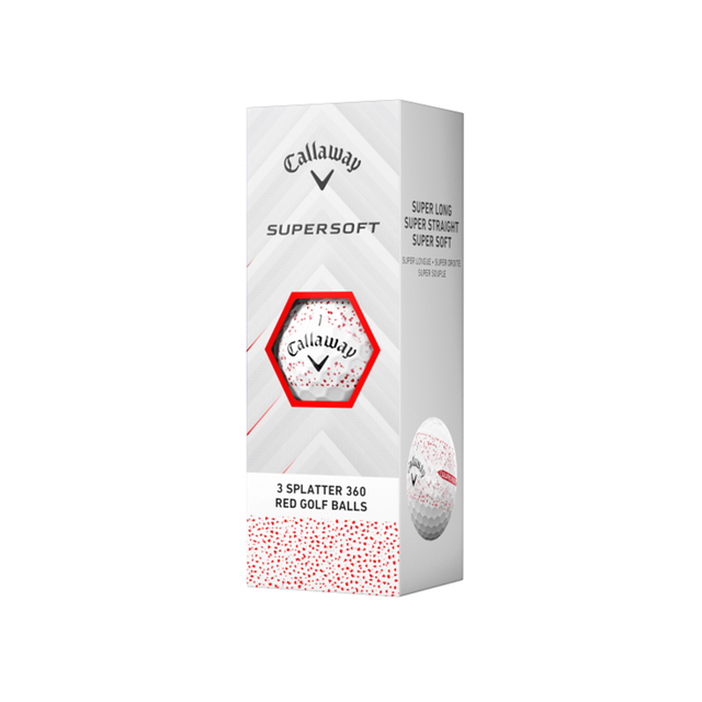 Callaway Supersoft 2025 - Red Splatter