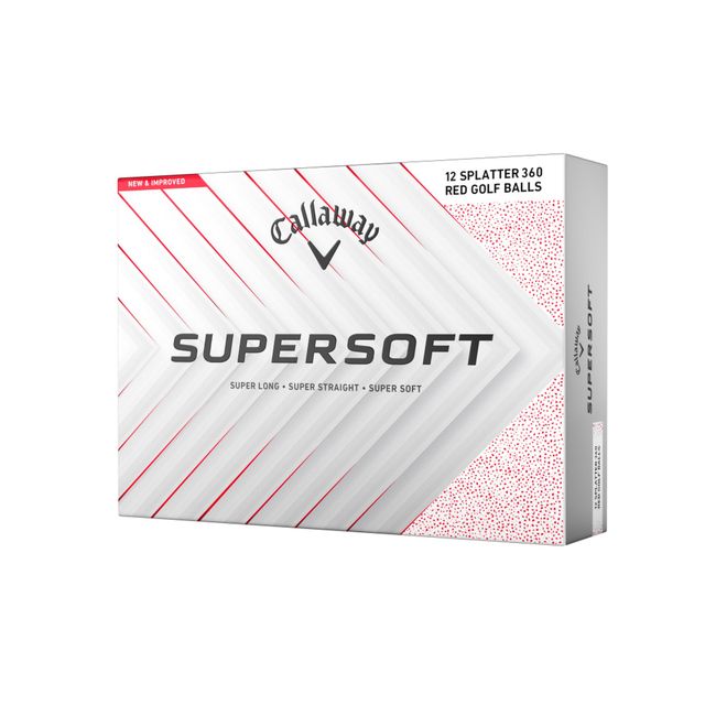Callaway Supersoft 2025 - Red Splatter