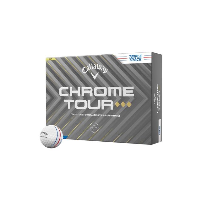Callaway Chrome Tour TD 2025 Triple Track - White