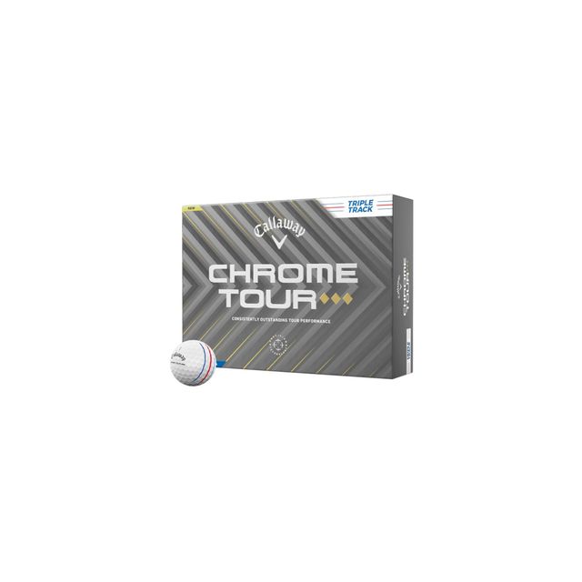Callaway Chrome Tour TD 2025 Triple Track - White