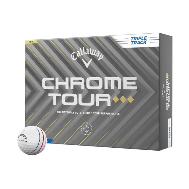 Callaway Chrome Tour TD 2025 Triple Track - White