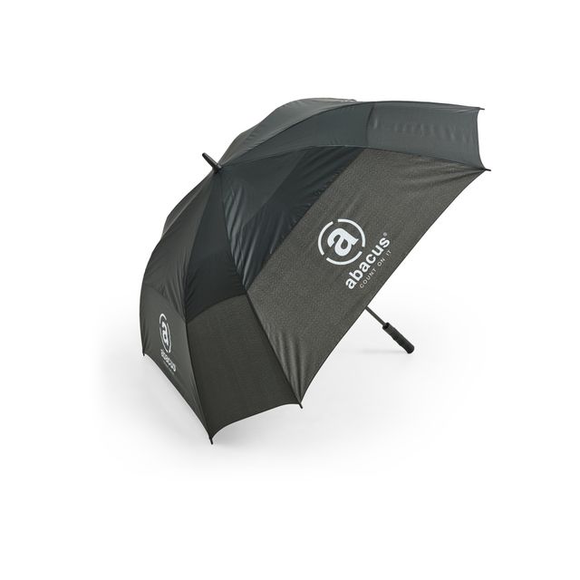 Abacus Square Umbrella - Black/Grey