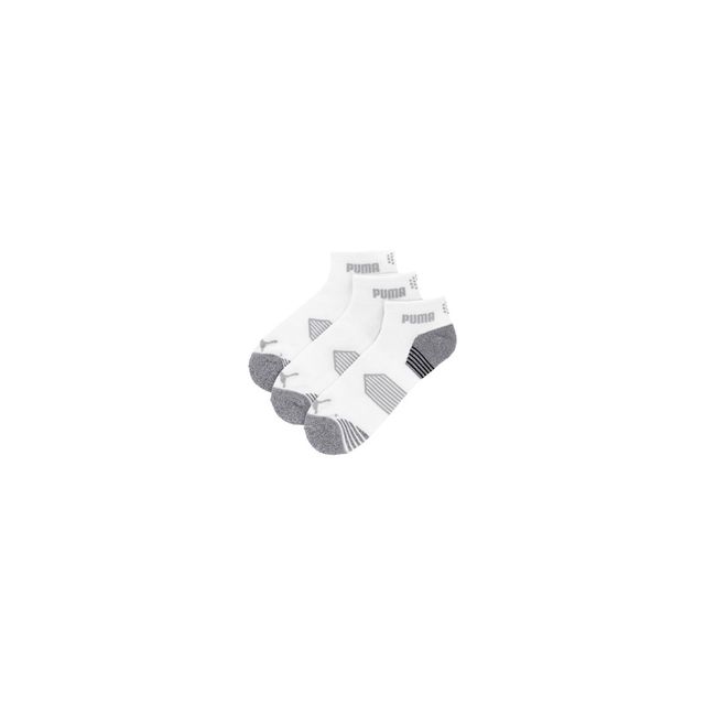 Puma Essential 1/4 Cut Socks 3-Pack - White