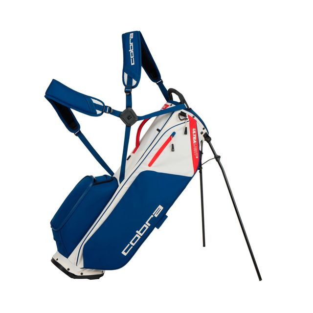 Cobra Ultralight 2 Stand Bag - Sugared Almond/Estate Blue/Pop Red