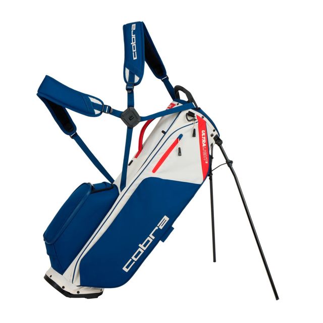 Cobra Ultralight 2 Stand Bag - Sugared Almond/Estate Blue/Pop Red