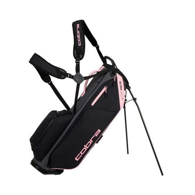Cobra Ultralight 2 Stand Bag - Black/Rose Gold