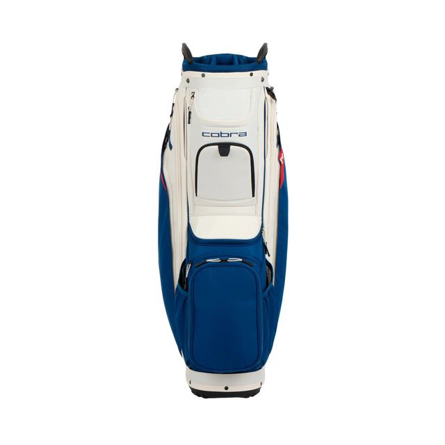 Cobra Ultralight 2 Cart Bag - Sugared Almond/Estate Blue/Pop Red