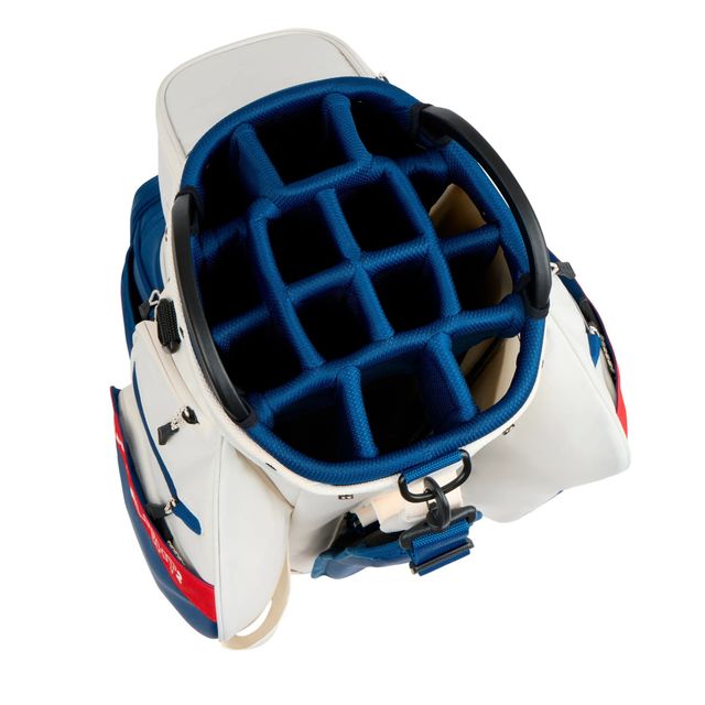 Cobra Ultralight 2 Cart Bag - Sugared Almond/Estate Blue/Pop Red